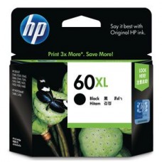 Genuine HP No. 60 Black Ink Cartridge - XL - 12ml